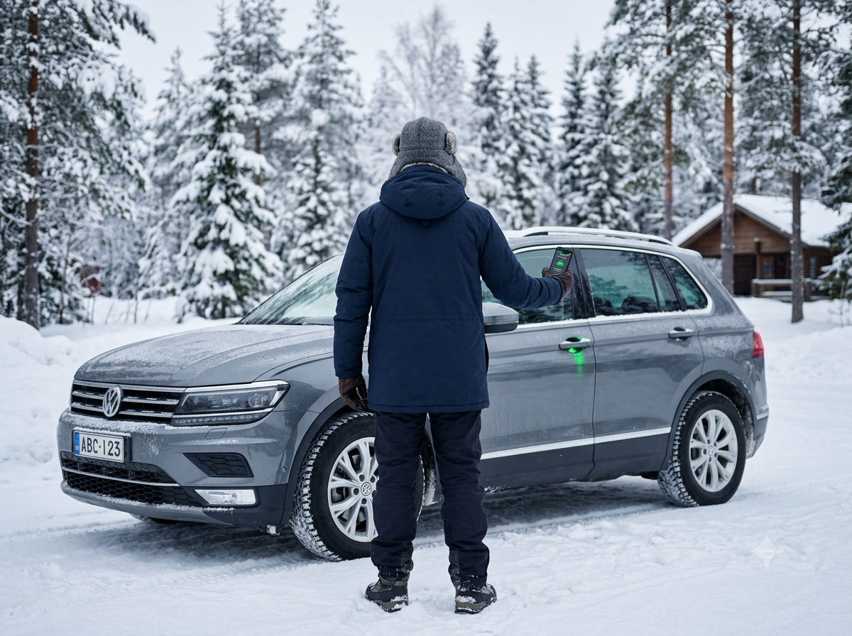 GoMore Keyless car pickup in Finland